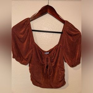 Sophie Rue Rust Crop Top